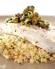 Steamed Halibut & Quinoa